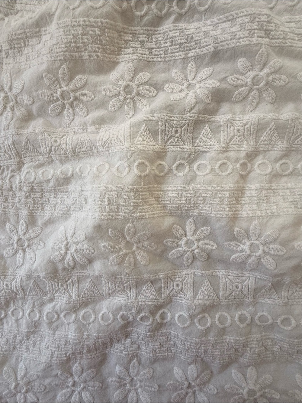 ZARA Trafaluc White Embroidered Crop Top – Boho Summer Essential size S - Picture 6 of 6